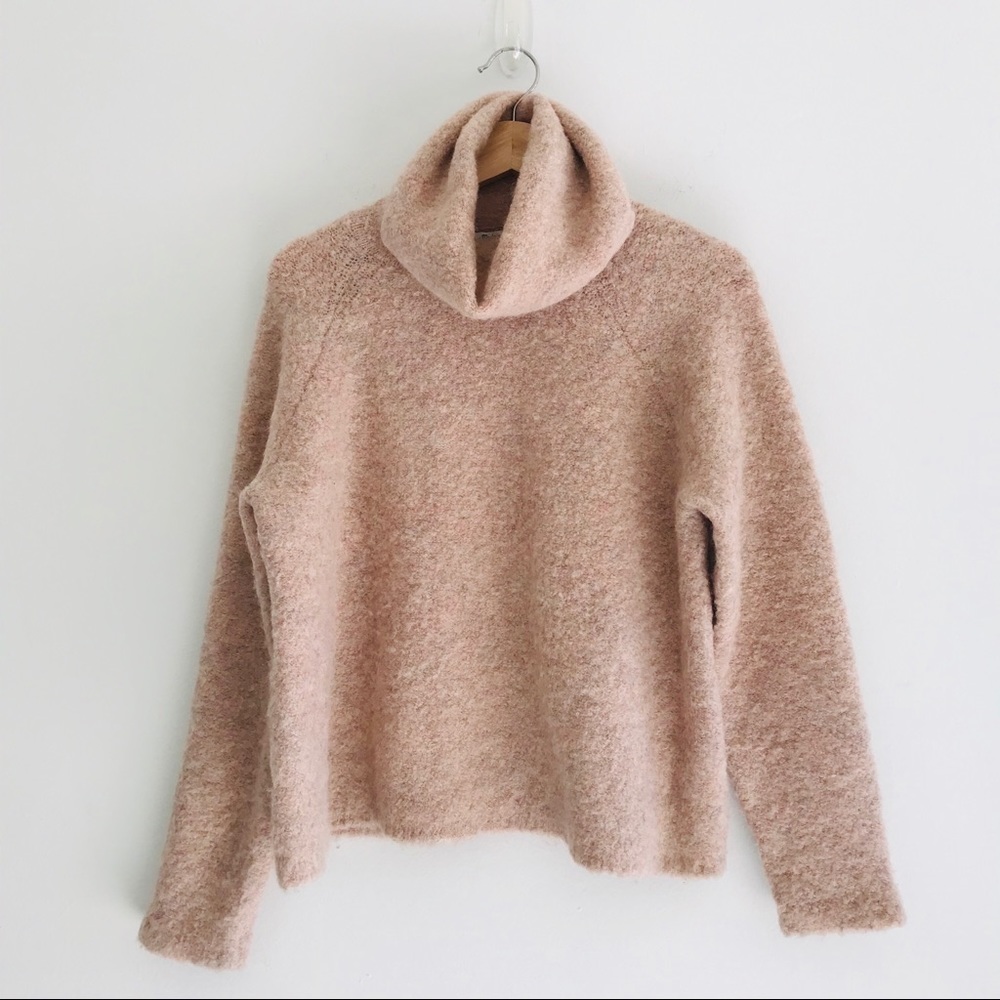 Madewell Roundtrip Fuzzy Soft Turtleneck Sweater S - image 4
